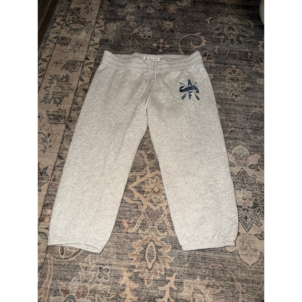 Vintage Y2K Abercrombie & Fitch Capri Sweatpants Grey
